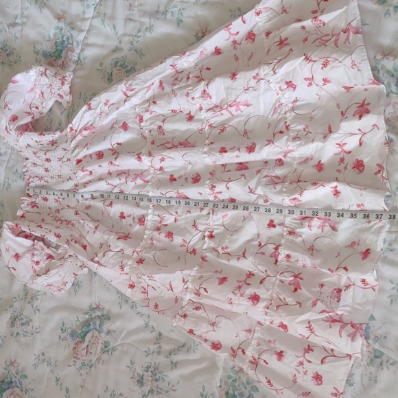 EUC Hill House Home Pink Botanical Nesli Dress - Picture 9 of 12